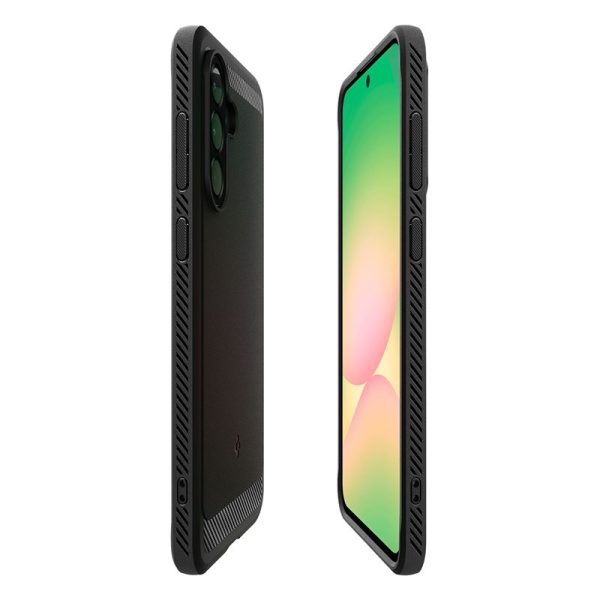 Spigen Rugged Armor matte black-Samsung Galaxy A56 5G (ACS09225) - Image 9