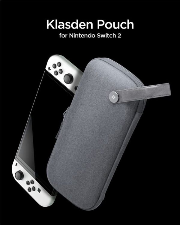 Spigen Klasden Pouch charcoal gray - Nintendo Switch 2 (AGP09077) - Image 7