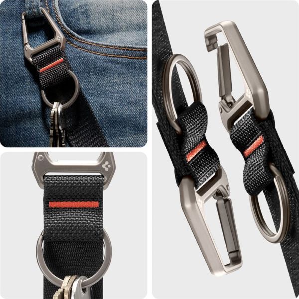 Spigen Carabiner With KeyRing 2 Pack black (AHP08270) - Image 4