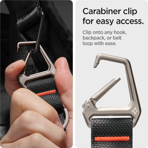 Spigen Carabiner With KeyRing 2 Pack black (AHP08270) - Image 14