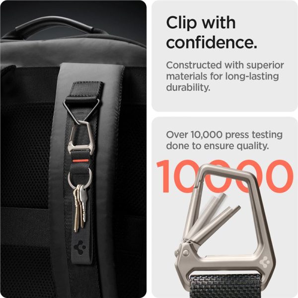 Spigen Carabiner With KeyRing 2 Pack black (AHP08270) - Image 15