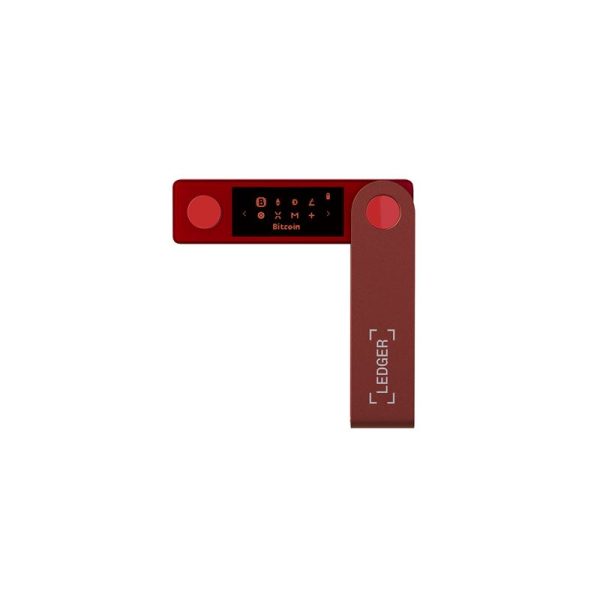 Ledger Nano X Ruby Red Crypto Hardware Wallet (LEDGERNANOXRR) - Image 2