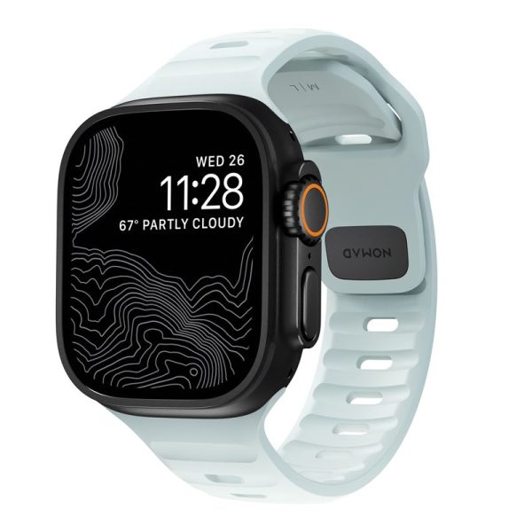 Nomad Sport Strap Ice Blue Glow - Apple Watch 49mm/46mm/45mm/44mm (NM01123385) - Image 7