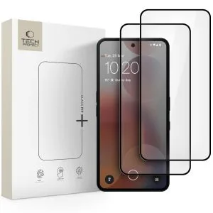 Τζάμι Προστασίας Nothing Phone 3 3a 3a Pro 4a 4a Pro CMF Phone 2 Pro Tech-Protect Glass Fit+ 2-Pack Black