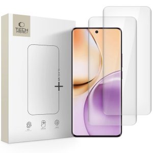 SZKŁO HARTOWANE TECH-PROTECT GLASS UV+ 2-PACK REALME 14 PRO 5G CLEAR