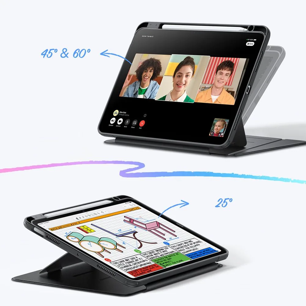 Θήκη ESR Flip Hybrid για iPad Air 10.9 (2020-2022) & Air 11 (2024-2026) – Black - Image 3
