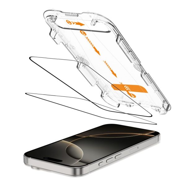 TECH-PROTECT QUICK SET+ 2-PACK IPHONE 16 PRO MAX BLACK - Image 2
