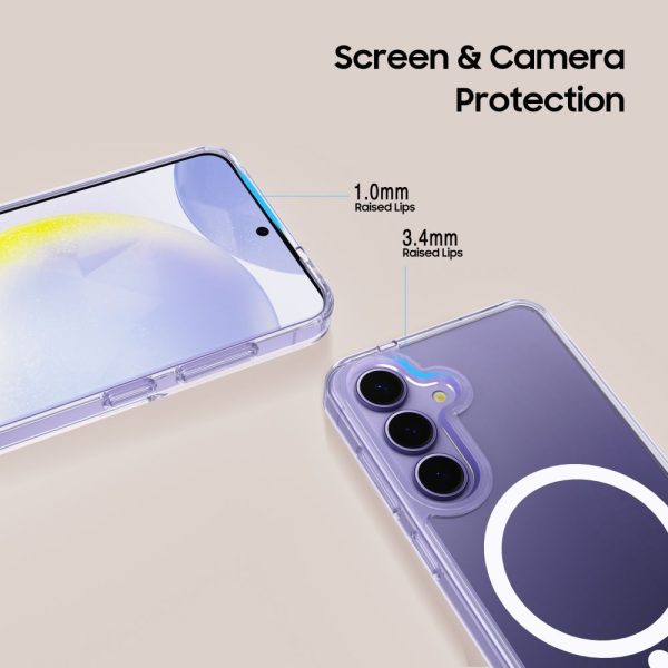 TECH-PROTECT FLEXAIR HYBRID MAGSAFE-SAMSUNG GALAXY S25 EDGE CLEAR - Image 4
