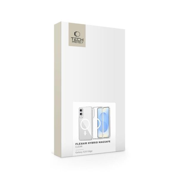 TECH-PROTECT FLEXAIR HYBRID MAGSAFE-SAMSUNG GALAXY S25 EDGE CLEAR - Image 6