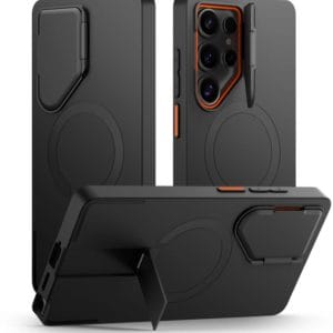 Θήκη Samsung Galaxy S25 Ultra Tech-Protect Kevlar Aura MagSafe Black Orange