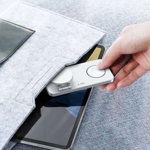 TECH-PROTECT QI15W-A47 3IN1 MAGNETIC MAGSAFE WIRELESS CHARGER WHITE - Image 7