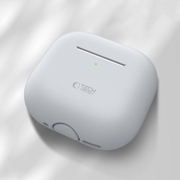 TECH-PROTECT SILICONE APPLE AIRPODS 4 CRAYON GREY - Image 2