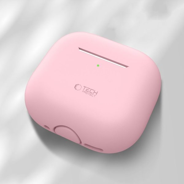 TECH-PROTECT SILICONE APPLE AIRPODS 4 DUSTY PINK - Image 2