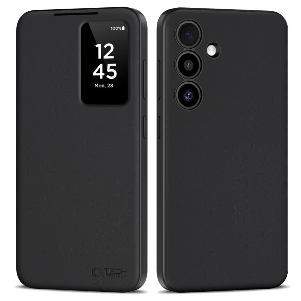 TECH-PROTECT SMART WALLET GALAXY S25+ PLUS MATTE BLACK