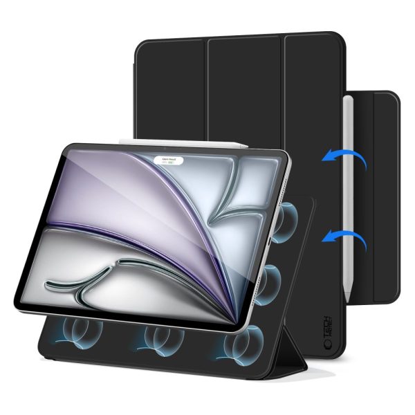 TECH-PROTECT SMARTCASE MAGNETIC IPAD AIR 13” 1 / 2 / 2024-2025 BLACK - Image 2