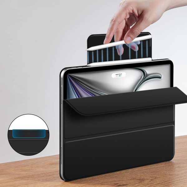 TECH-PROTECT SMARTCASE MAGNETIC IPAD AIR 13” 1 / 2 / 2024-2025 BLACK - Image 4