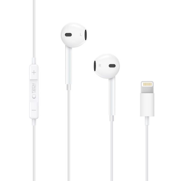 TECH-PROTECT ULTRABOOST LIGHTNING EARPHONE CORE WHITE - Image 3