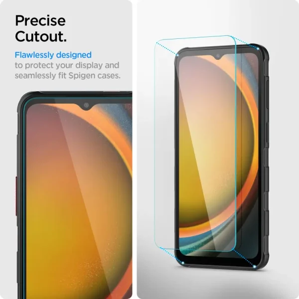 Spigen Glass tR Slim 2 Pack - Samsung Galaxy XCover 7 Pro/ 7 (AGL09407) - Image 6