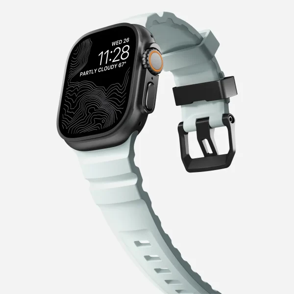 Nomad Rocky Point Band black icy blue glow-Apple Watch 46/49mm (NM014445858) - Image 2