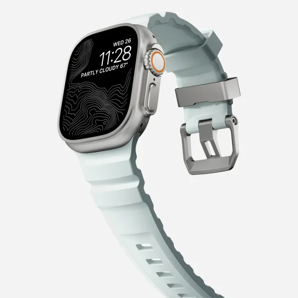 Nomad Rocky Point Band natural icy blue glow-Apple Watch 46/49mm (NM014452858) - Image 2