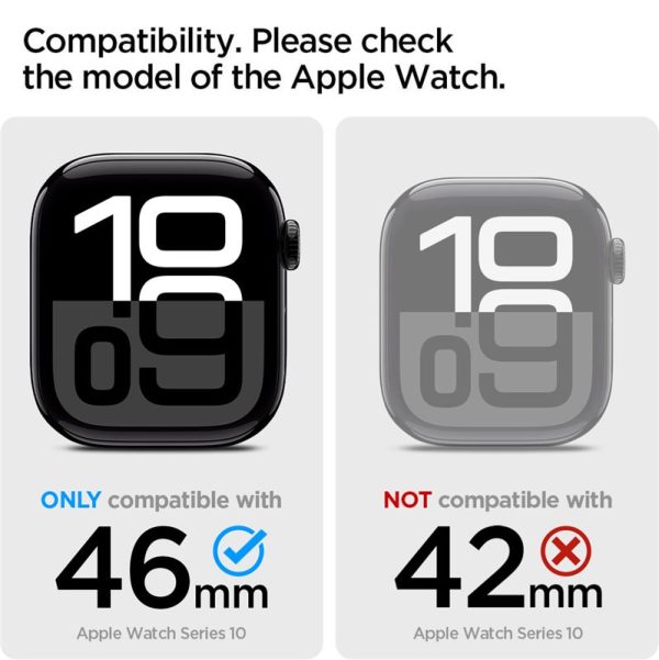 Spigen Liquid Air Pro matte black - Apple Watch 10 46mm (ACS09317) - Image 4