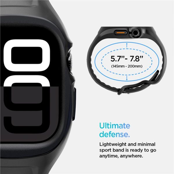 Spigen Liquid Air Pro matte black - Apple Watch 10 46mm (ACS09317) - Image 6