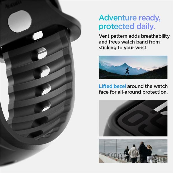 Spigen Liquid Air Pro matte black - Apple Watch 10 46mm (ACS09317) - Image 7