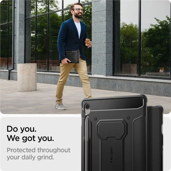 Spigen Rugged Armor Pro black - Samsung Galaxy Tab S10 FE+ (ACS09381) - Image 5