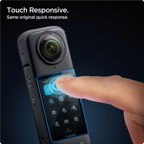 Spigen Glass tR SLIM S2P black - Insta 360 X4 (AGL09309) - Image 6