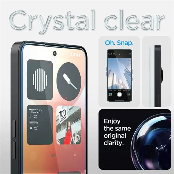 Τζάμι Προστασίας Nothing Phone (3a) / (3a) Pro Spigen Glass tR EZ Fit HD 1 Pack (AGL09429) - Image 5