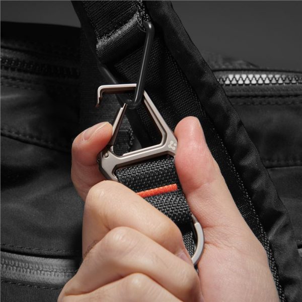 Spigen Carabiner With Key Ring 2nd Gen 1 Pack gunmetal (AHP08894) - Image 6
