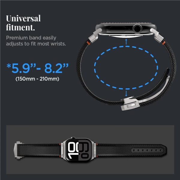 Spigen Classic Fit Band black - Apple Watch 49mm/46mm/45mm/44mm (AMP09304) - Image 9