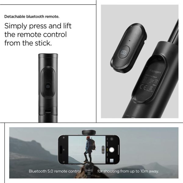 Spigen Tripod Selfie Stick MagSafe Auto-Open black (AMP09336) - Image 13