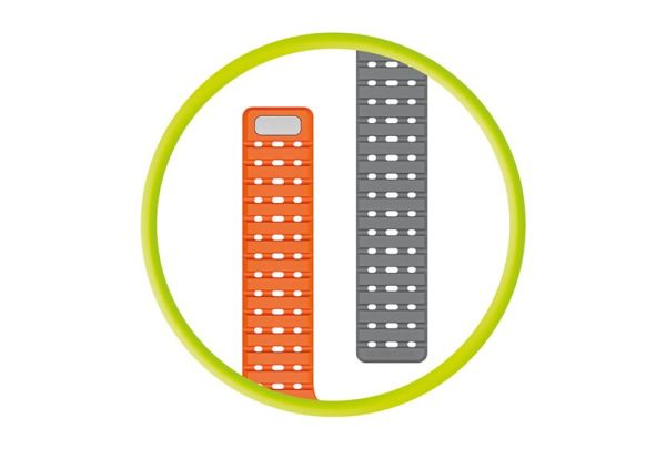 Mobile Origin Magnetic Strap Grey/Orange-Apple Watch 49mm/46mm/45mm/44mm (AWMS-01-GRY-ORG) - Image 6