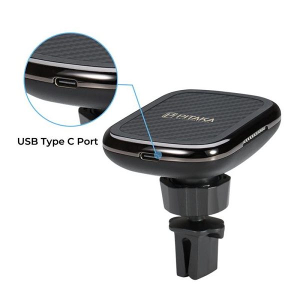 Pitaka MagMount Qi Wireless Air Vent Mount (CM3001Q) - Image 4