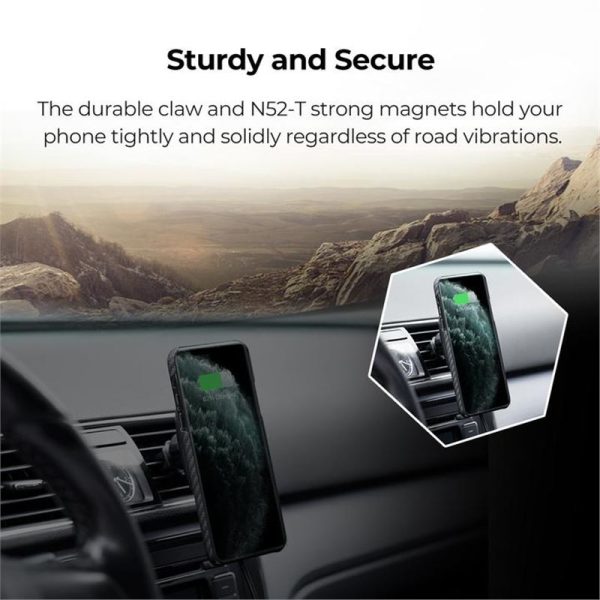 Pitaka MagMount Qi Wireless Air Vent Mount (CM3001Q) - Image 5