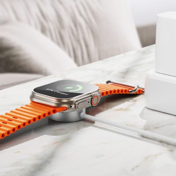 HOCO wireless charger Type C compatible with APPLE Watch and SAMSUNG Watch CW59 white - Image 7