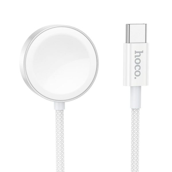 HOCO wireless charger Type C compatible with APPLE Watch and SAMSUNG Watch CW59 white