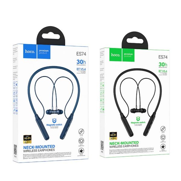 HOCO wireless earphones bluetooth ES74 blue - Image 6