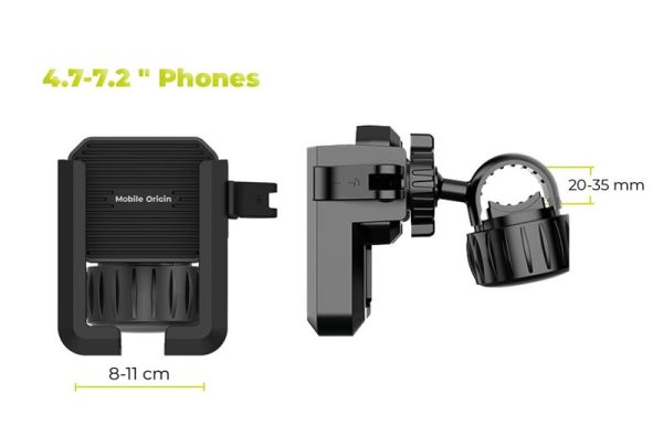 Mobile Origin Bike phone holder B2 black (MO-BPH-B2) - Image 4