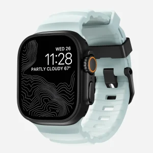 Nomad Rocky Point Band black icy blue glow-Apple Watch 46/49mm (NM014445858)