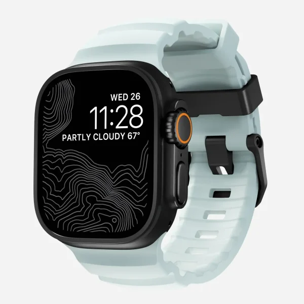 Nomad Rocky Point Band black icy blue glow-Apple Watch 46/49mm (NM014445858)