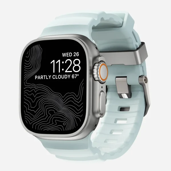 Nomad Rocky Point Band natural icy blue glow-Apple Watch 4649mm (NM014452858)