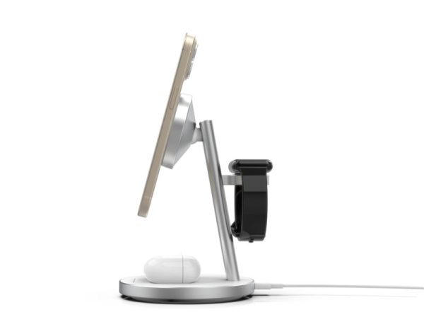 Mobile Origin Qi2 PowerStand  3in1 with GAN adapter 35W White/Silver (PWSTQ2-31-WHT) - Image 9
