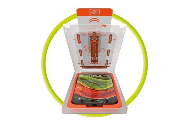 Mobile Origin Orange Screen Guard Spare Glass iPhone 16e/14/13 Pro/13 (SGA-SP-i14) - Image 3