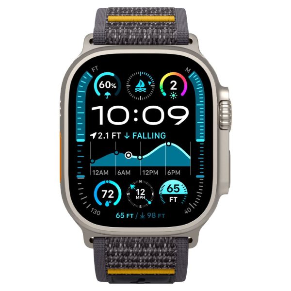 SPIGEN ATHLEX AIR-APPLE WATCH (44/45/46/49 MM) ACTIVE GRAY (AMP09034) - Image 2