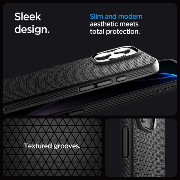 SPIGEN LIQUID AIR ”T” MAG MAGSAFE-APPLE IPHONE 16 PRO MAX MATTE BLACK (ACS09114) - Image 14