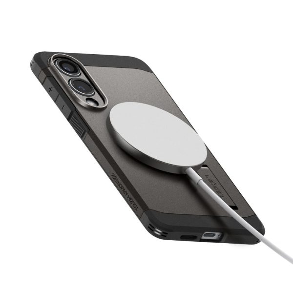 Spigen Tough Armor MagSafe gunmetal-Samsung Galaxy S25 Edge (ACS09423) - Image 6