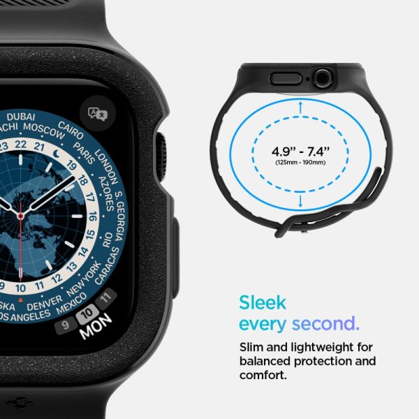 SPIGEN VAULT PRO-APPLE WATCH 10 (42 MM) MATTE BLACK (ACS09390) - Image 14