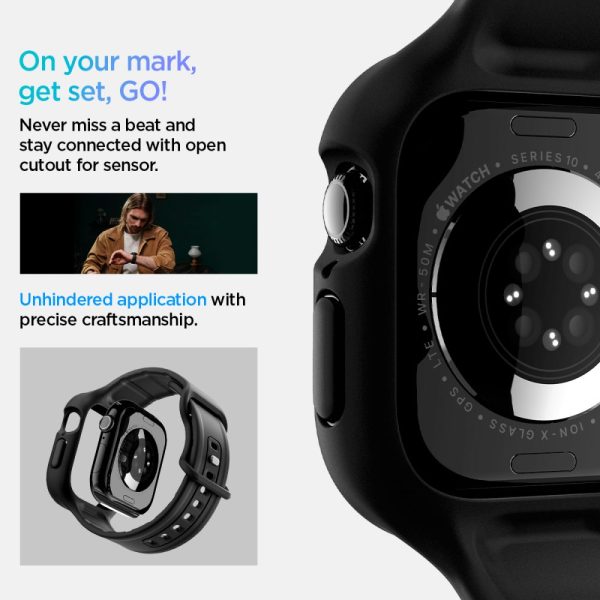 SPIGEN VAULT PRO-APPLE WATCH 10 (42 MM) MATTE BLACK (ACS09390) - Image 15